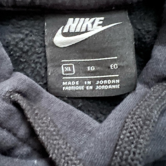Men’s Nike Hooded Sweatshirt, Black, Size XL, Pre-Owned Excellent Used Condition - Picture 6 of 13